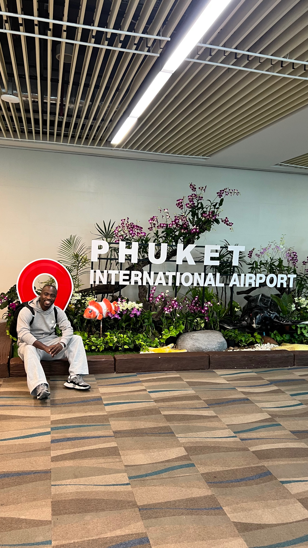 Rogers à l'aéroport international de Phuket